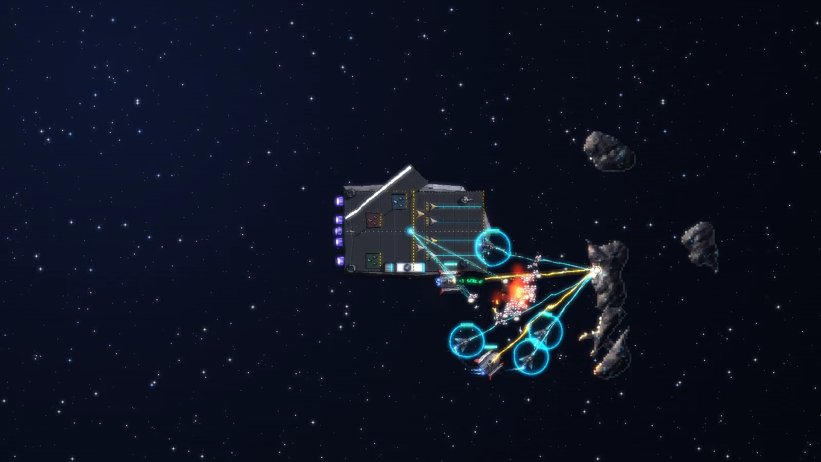 Aegis Carrier launching drones and bombers in the Ghost Fleet of Zephyr